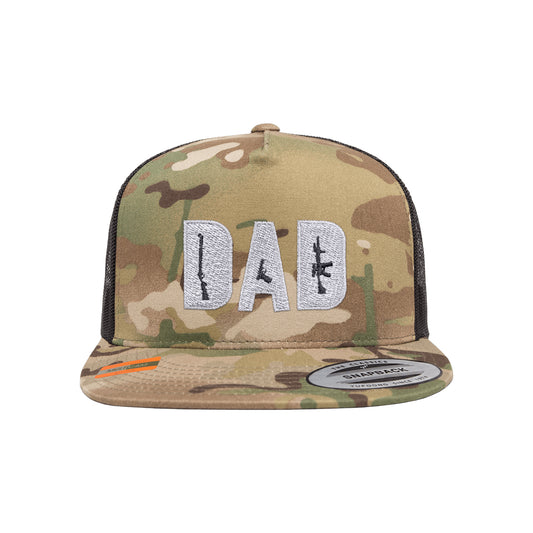 Dad Embroidered Tactical Arid Trucker Hat Snapback