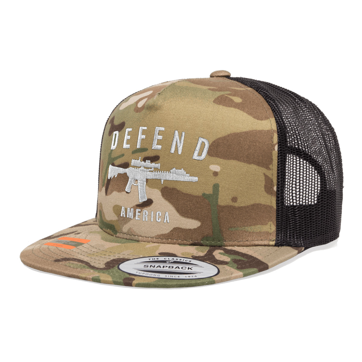 Defend America Tactical Arid Trucker Hat Snapback