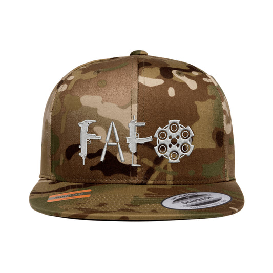 F Around & Find Out FAFO Embroidered Tactical Arid Snapback