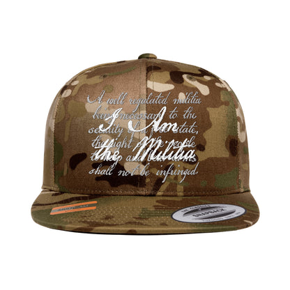 I Am The Militia Embroidered Tactical Arid Snapback