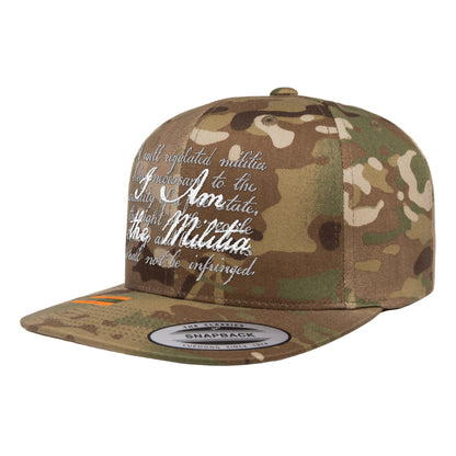 I Am The Militia Embroidered Tactical Arid Snapback