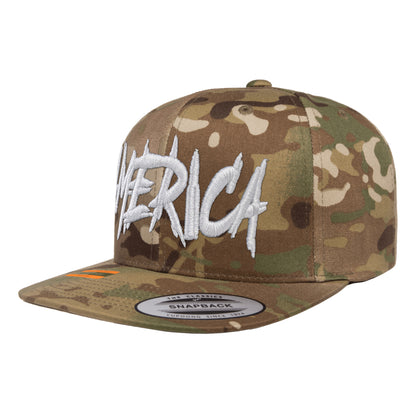 AMERICA Embroidered Tactical Arid Snapback