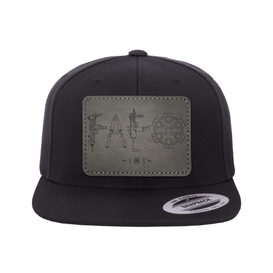 F Around & Find Out FAFO Detailed Leather Patch Hat Snapback