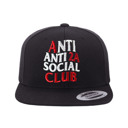 Anti Anti-2A Social Club Black Hat Snapback