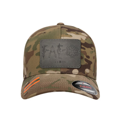 F Around & Find Out FAFO Detailed Leather Patch Tactical Arid Hat FlexFit