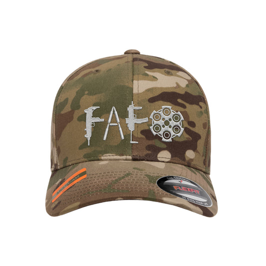 F Around & Find Out FAFO Embroidered Tactical Arid Hat FlexFit