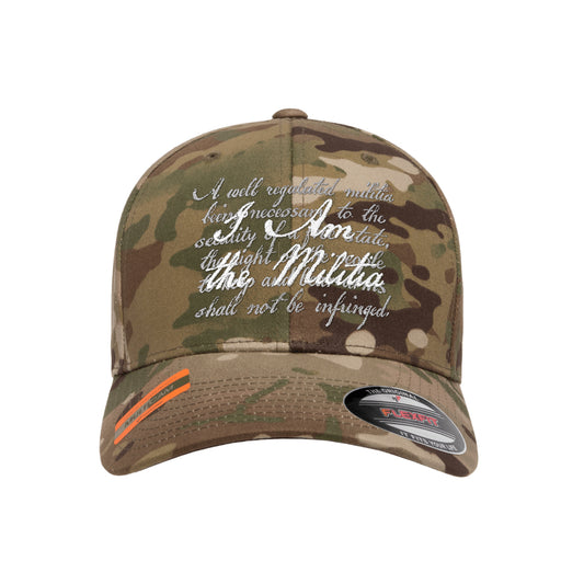 I Am The Militia Embroidered Tactical Arid Hat FlexFit