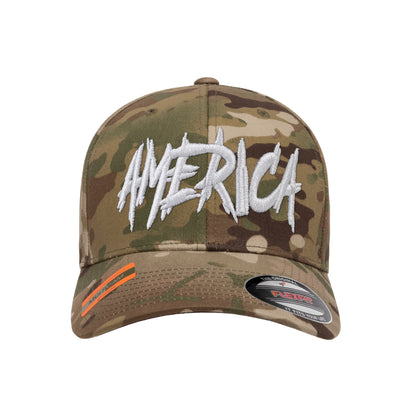 AMERICA Embroidered Tactical Arid Hat FlexFit