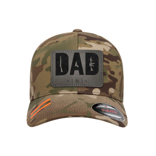 Dad Leather Patch Tactical Arid Hat FlexFit