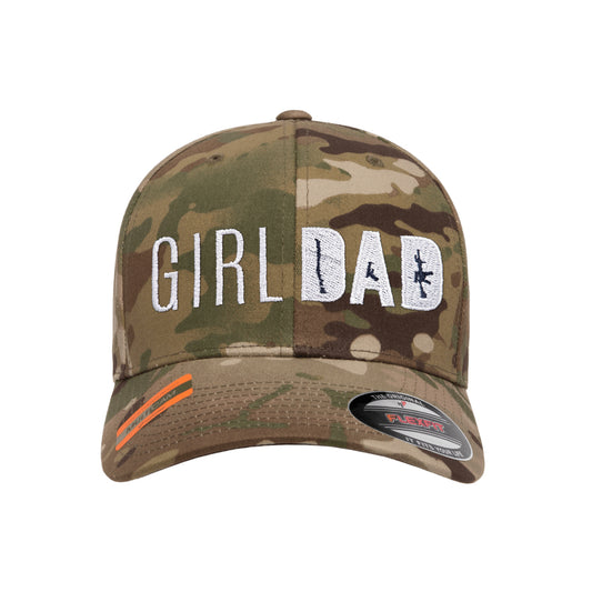 Gun Owning Girl Dad Embroidered Tactical Arid Hat FlexFit