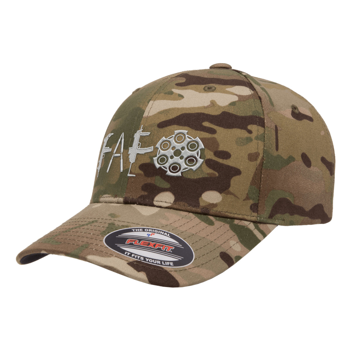F Around & Find Out FAFO Embroidered Tactical Arid Hat FlexFit