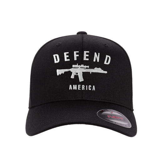 Defend America Black Hat FlexFit