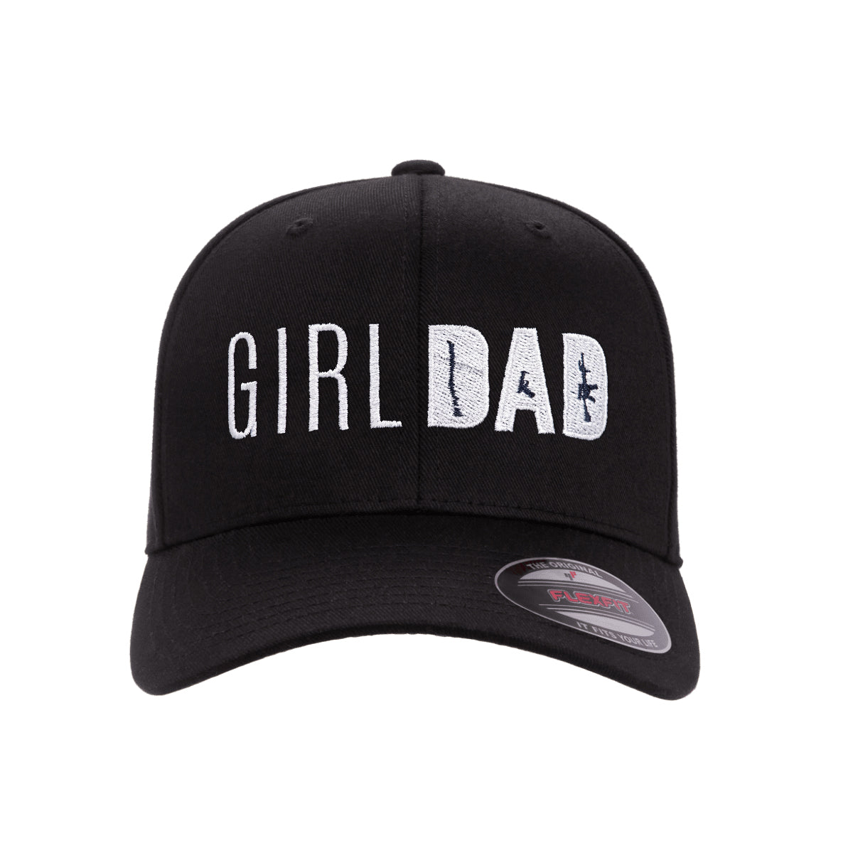 Gun Owning Girl Dad Embroidered Hat FlexFit