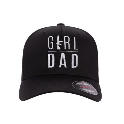 Gun Owning Girl Dad V2 Embroidered Hat FlexFit