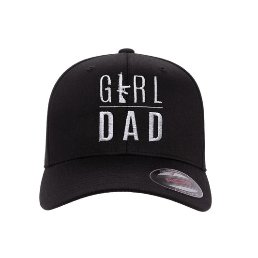 Gun Owning Girl Dad V2 Embroidered Hat FlexFit