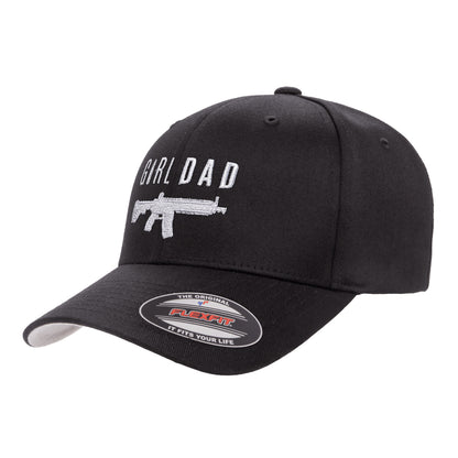 Gun Owning Girl Dad V1 Embroidered Hat FlexFit