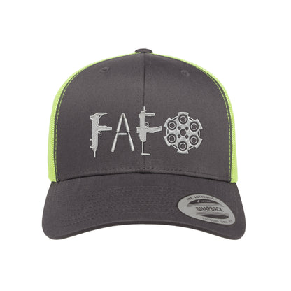 F Around & Find Out FAFO Embroidered Trucker Hat