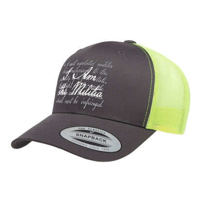 I Am The Militia Embroidered Trucker Hat