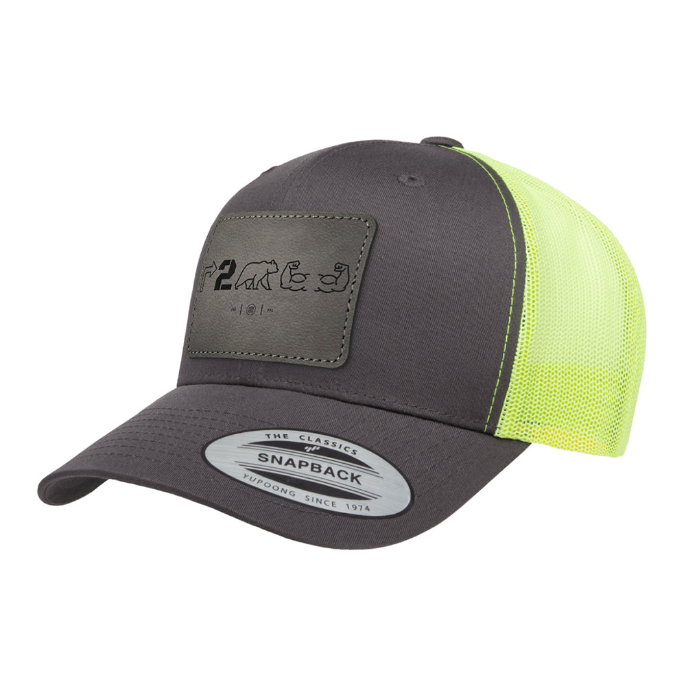 Right To Bear Arms Leather Patch Trucker Hat