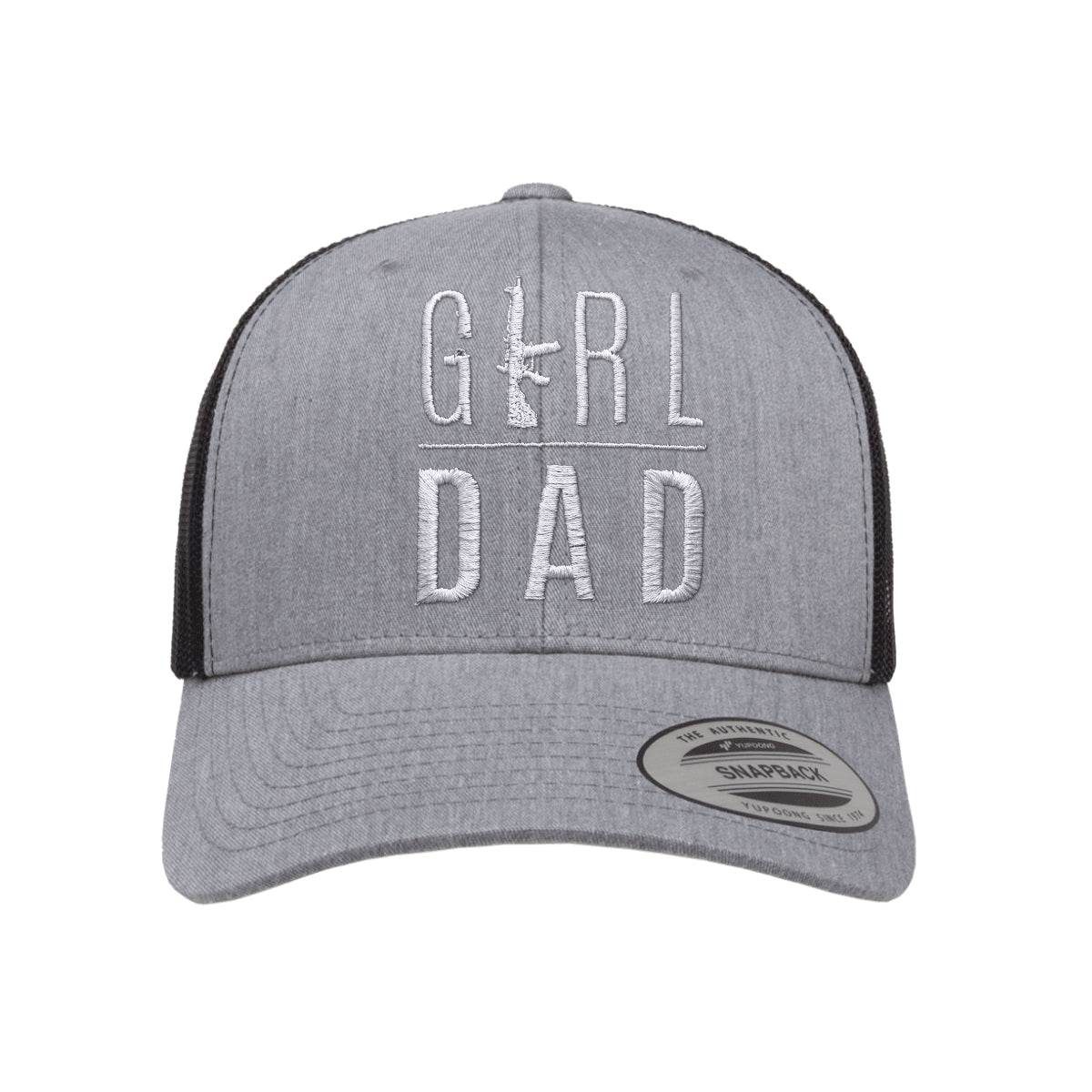 Gun Owning Girl Dad V2 Embroidered Trucker Hat
