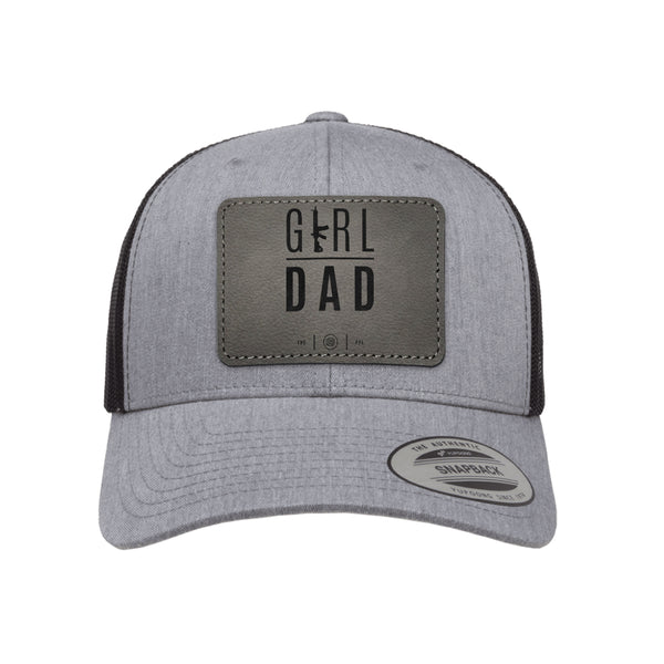 Girl Dad V2 Leather Patch Trucker Hat