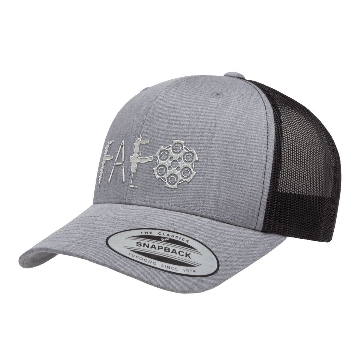 F Around & Find Out FAFO Embroidered Trucker Hat