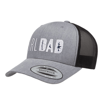 Gun Owning Girl Dad Embroidered Trucker Hat