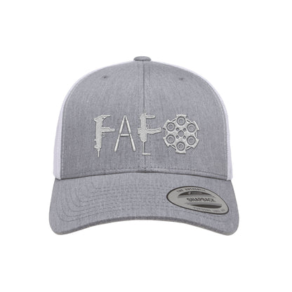 F Around & Find Out FAFO Embroidered Trucker Hat