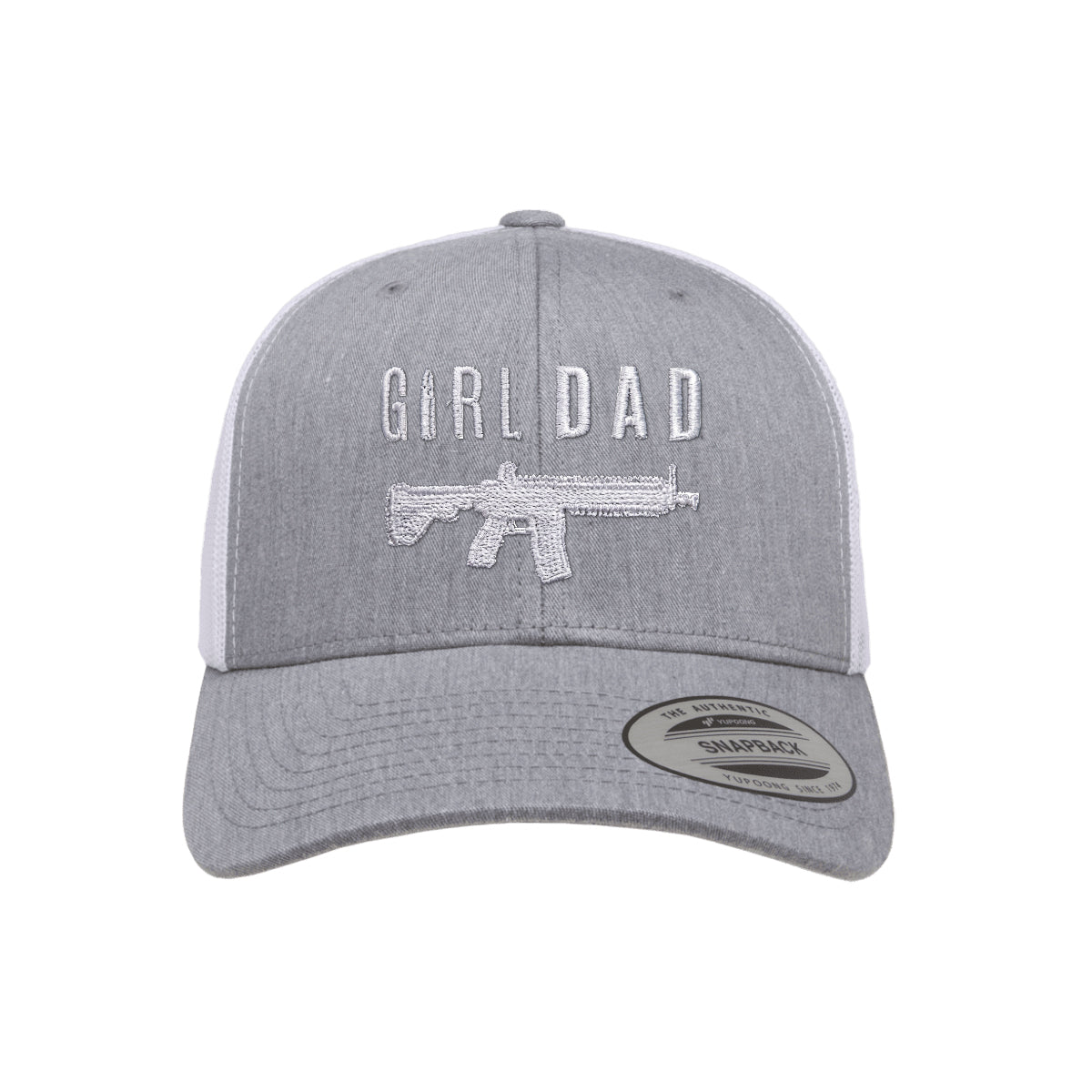 Gun Owning Girl Dad V1 Embroidered Trucker Hat