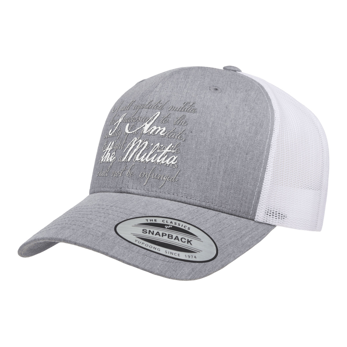 I Am The Militia Embroidered Trucker Hat