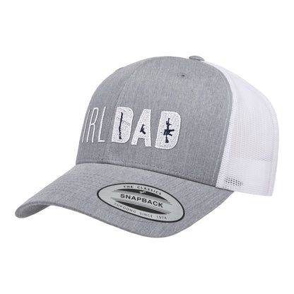 Gun Owning Girl Dad Embroidered Trucker Hat