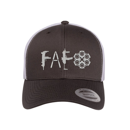 F Around & Find Out FAFO Embroidered Trucker Hat
