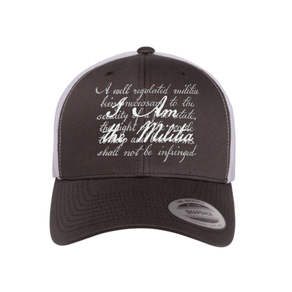 I Am The Militia Embroidered Trucker Hat
