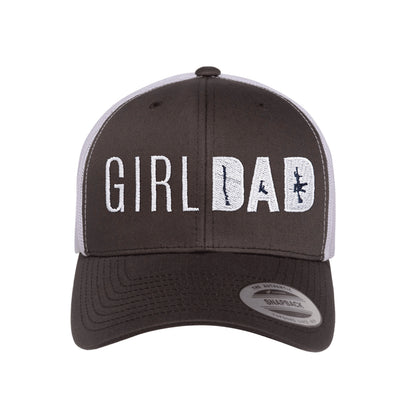 Gun Owning Girl Dad Embroidered Trucker Hat