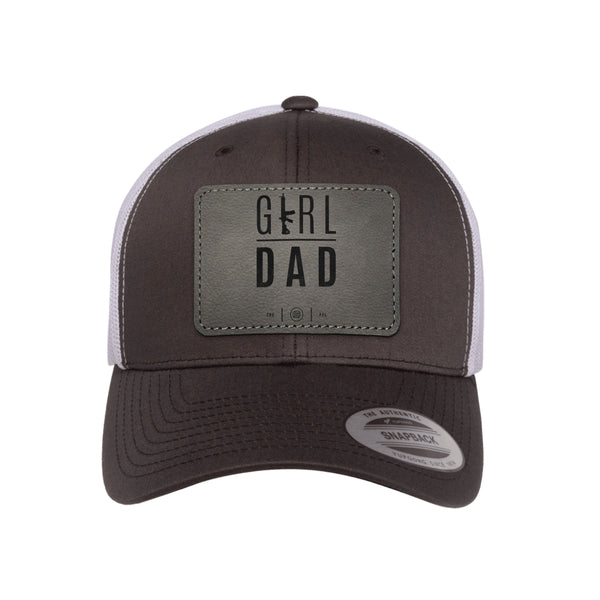 Girl Dad V2 Leather Patch Trucker Hat