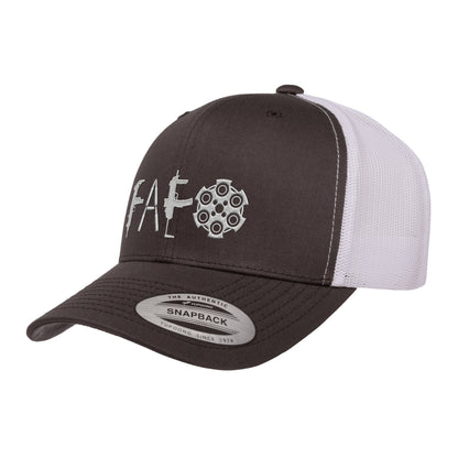 F Around & Find Out FAFO Embroidered Trucker Hat