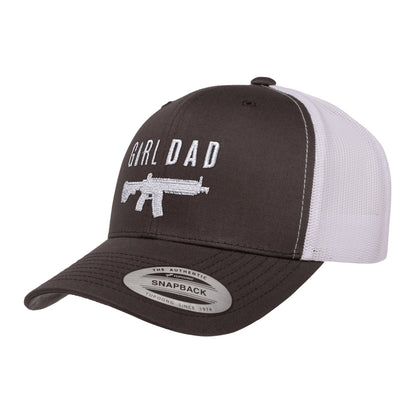 Gun Owning Girl Dad V1 Embroidered Trucker Hat