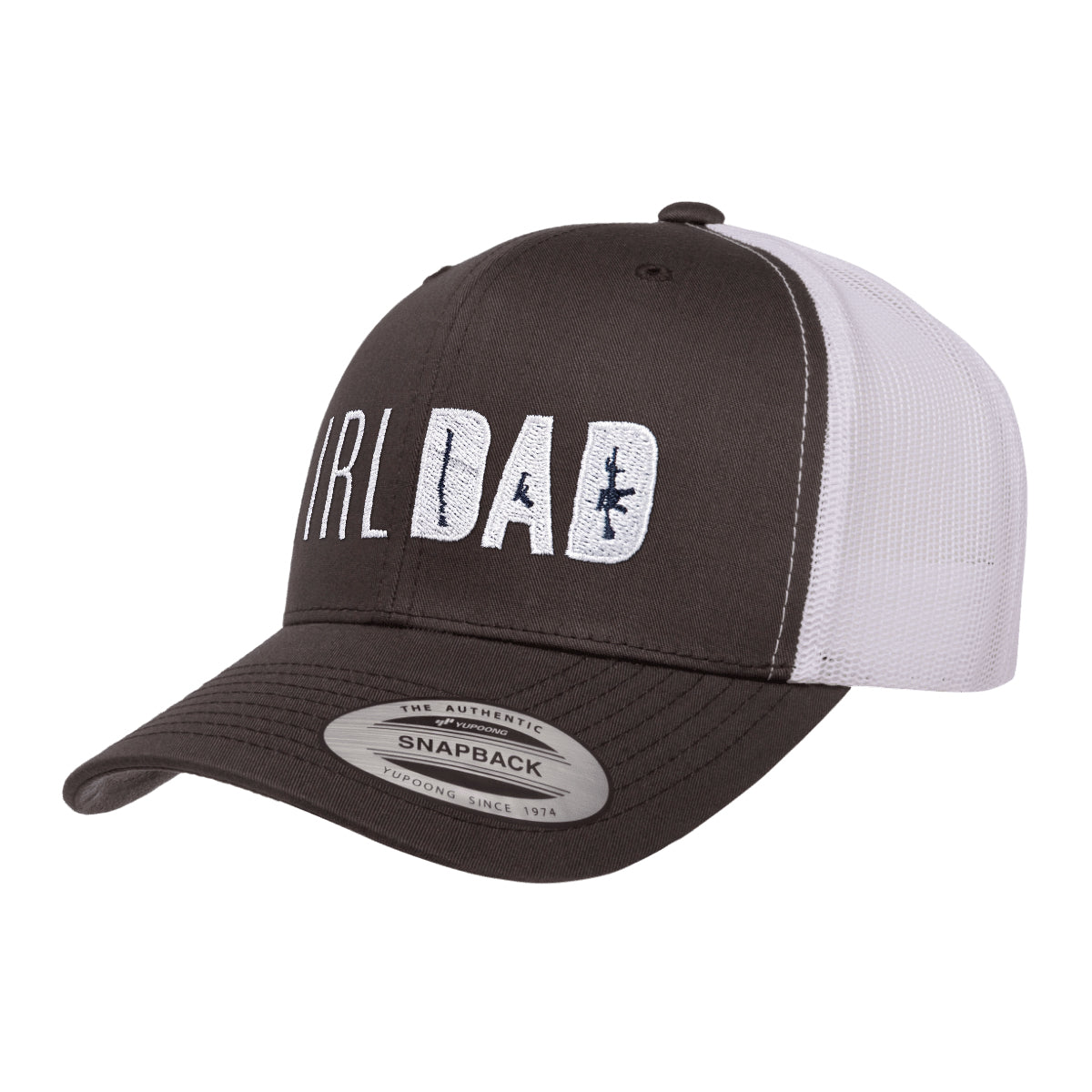 Gun Owning Girl Dad Embroidered Trucker Hat
