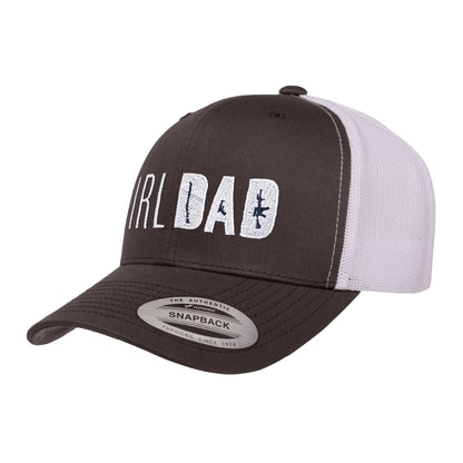 Gun Owning Girl Dad Embroidered Trucker Hat