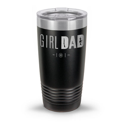 Gun-Owning Girl Dad Laser Etched 30oz/20oz Tumbler