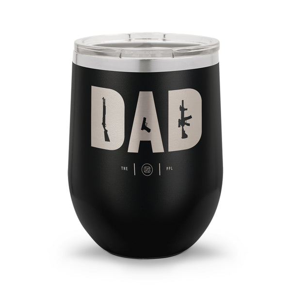 Dad | 12oz Laser Etched Stemless Wine Cup