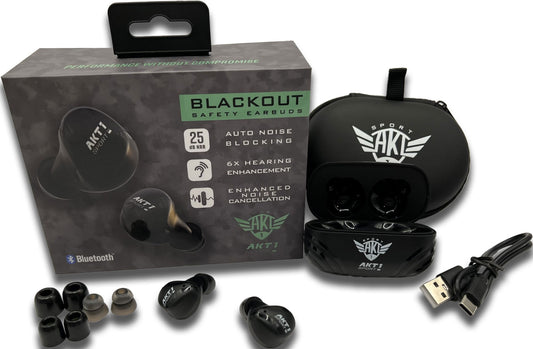 Blackout Wireless In Ear Hearing Protection With Bluetooth By AKT1