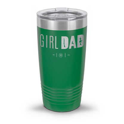 Gun-Owning Girl Dad Laser Etched 30oz/20oz Tumbler