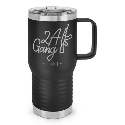 2A Gang Laser Etched 20oz Travel Mug