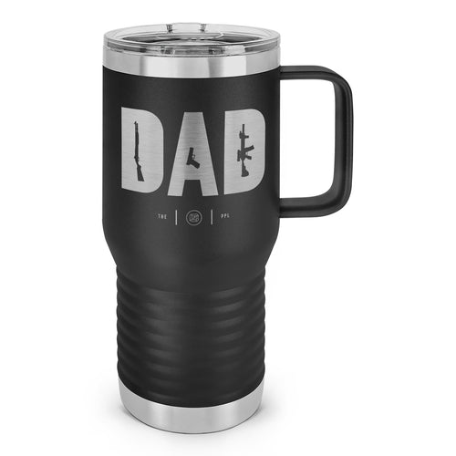 Dad Laser Etched 20oz Travel Mug