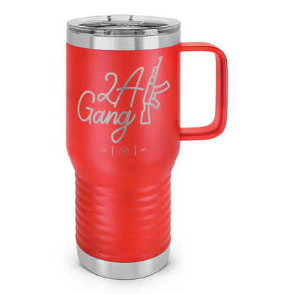 2A Gang Laser Etched 20oz Travel Mug