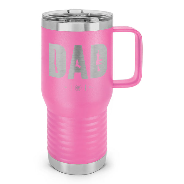 Dad Laser Etched 20oz Travel Mug