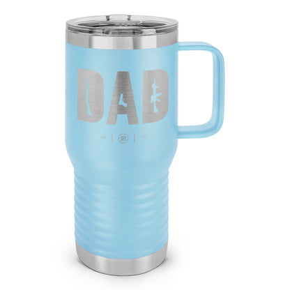 Dad Laser Etched 20oz Travel Mug