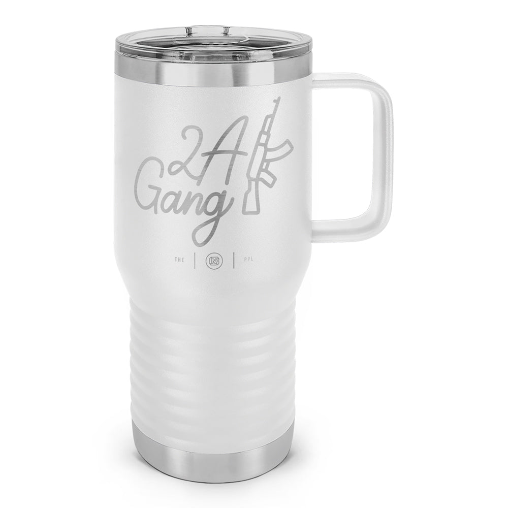 2A Gang Laser Etched 20oz Travel Mug