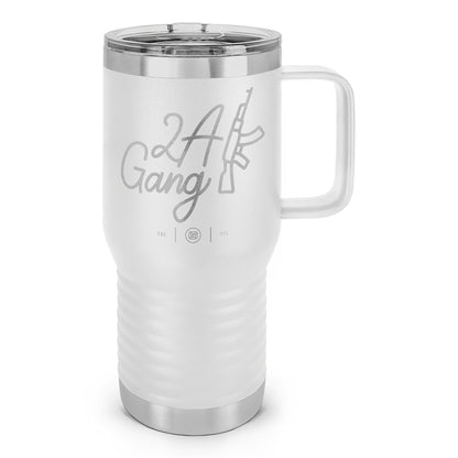 2A Gang Laser Etched 20oz Travel Mug